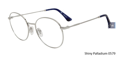 Shiny Palladium 0579 Police VPL665 Eyeglasses.