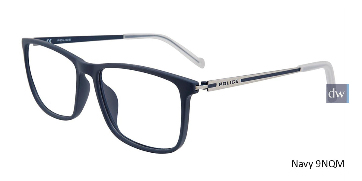 Navy 9NQM Police VPL799 Eyeglasses.