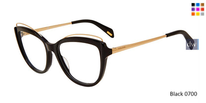 Black 0700 Police VPL931 Eyeglasses.