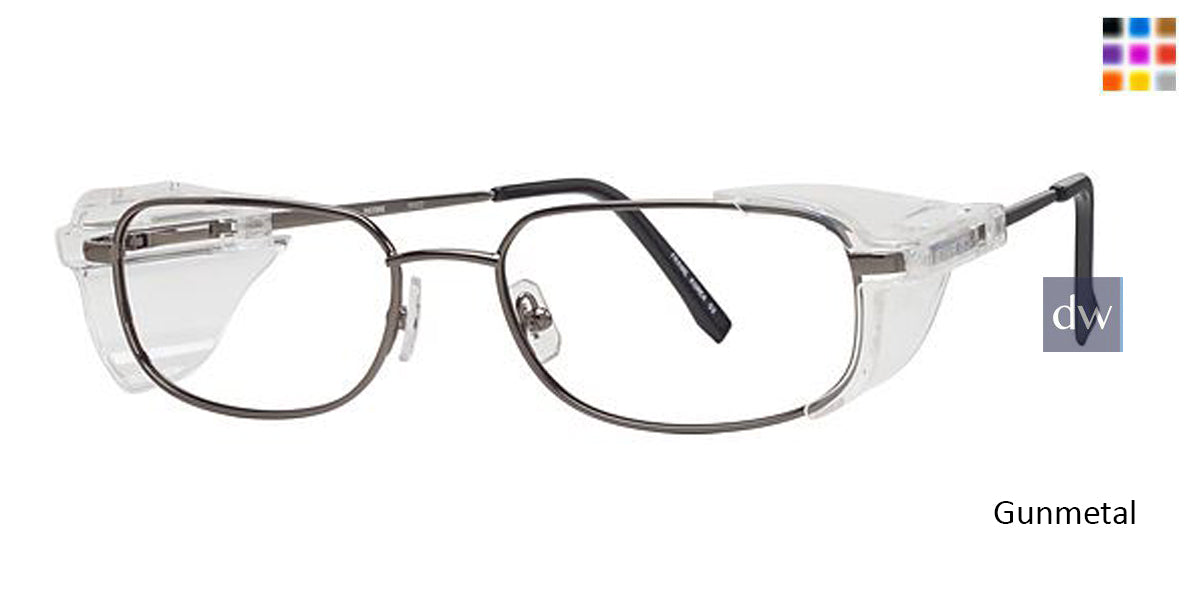 Gunmetal Wolverine W022 Safety Eyeglasses