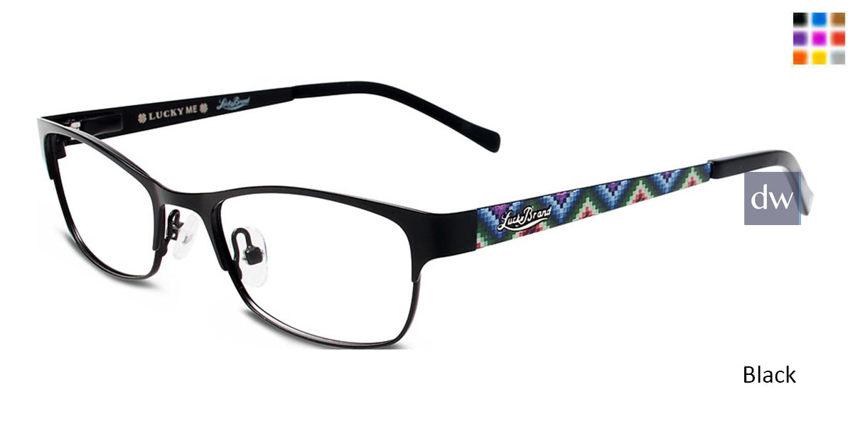 Black Lucky Kid Wiggle Eyeglasses - Teenager