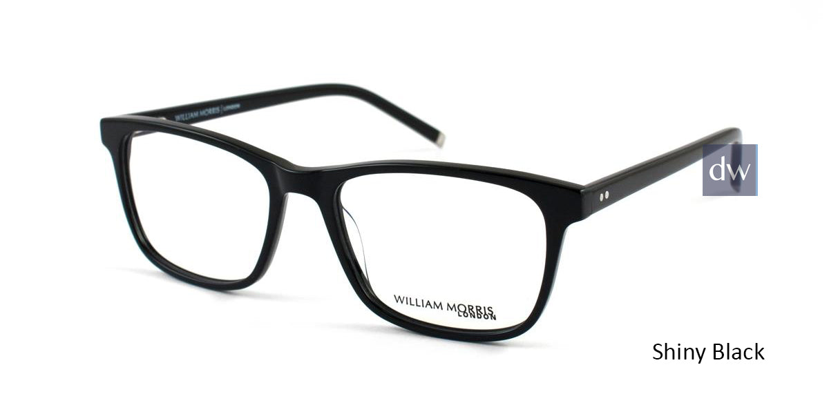 Shiny Black William Morris London WM50037 Eyeglasses.