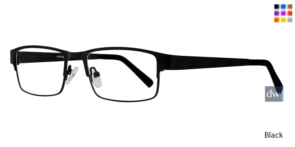 Black Affordable Designs Wrangler Eyeglasses