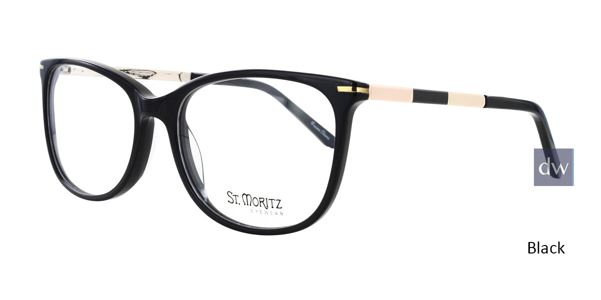 Black ST. Moritz ZOE Eyeglasses