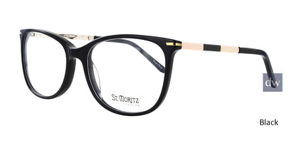 Black ST. Moritz ZOE Eyeglasses
