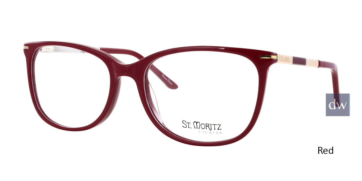 Red ST. Moritz ZOE Eyeglasses